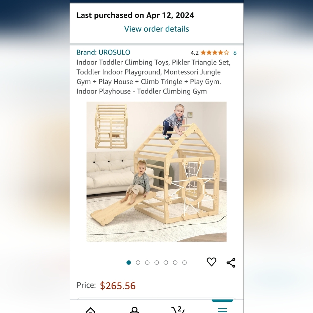 Toddler jungle gym